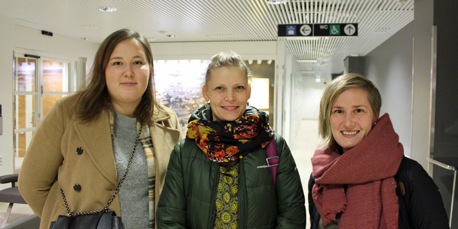 Maiju Lahdenperä, Eva Sewón och Liisa Jungar